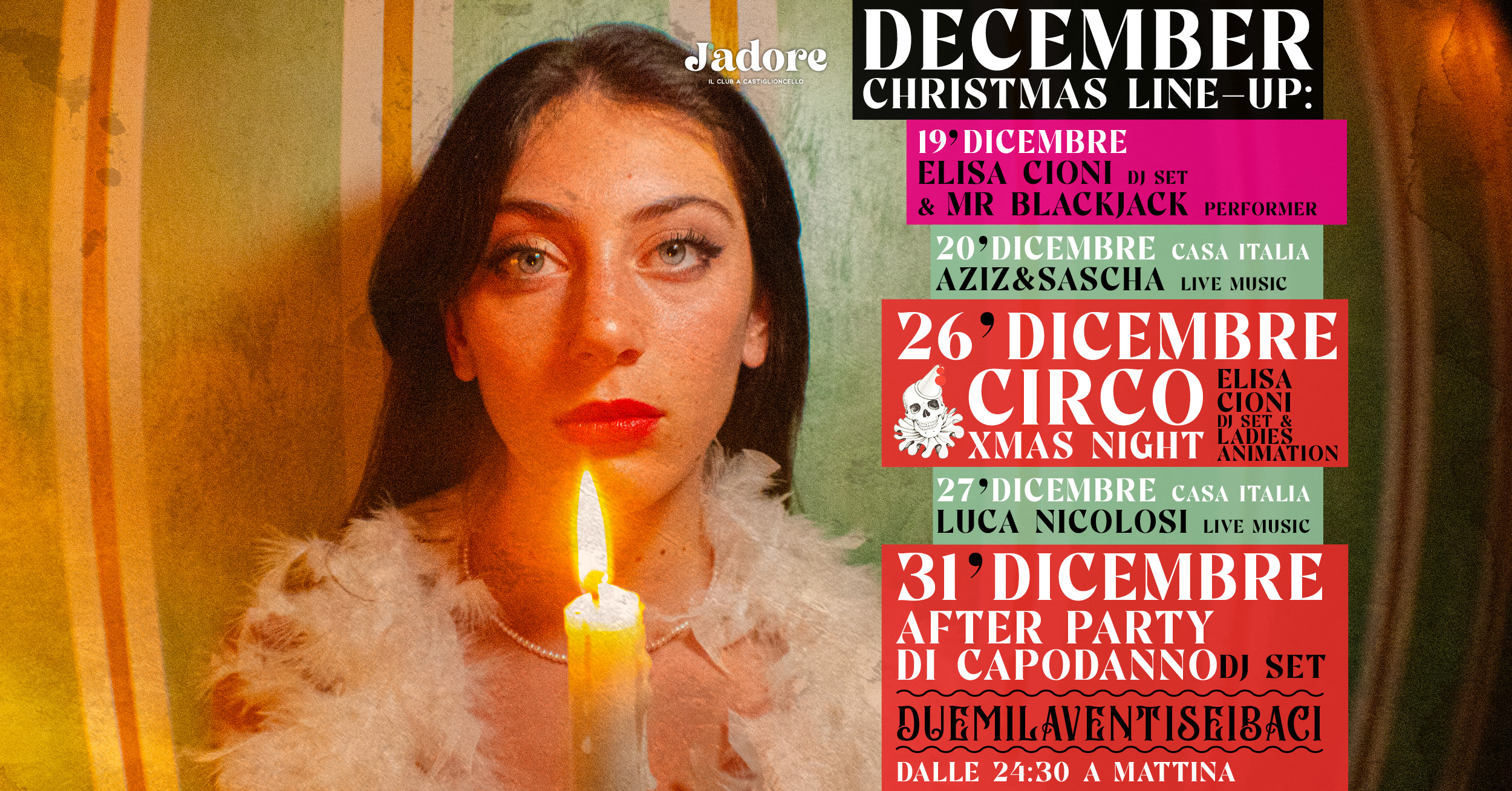 DECEMBER CHRISTMAS - Line Up