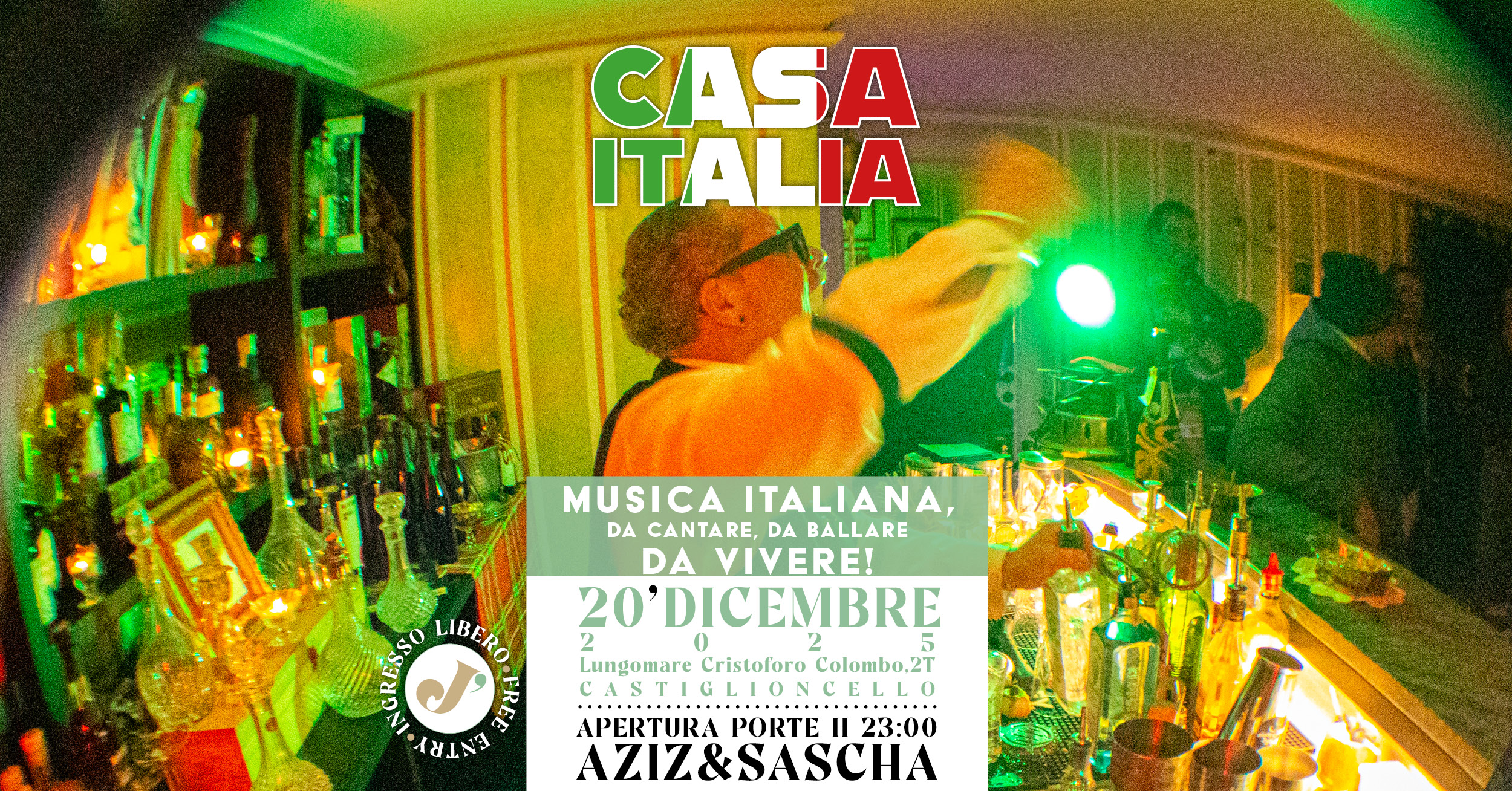 🇮🇹 20 DICEMBRE - CASA ITALIA con Aziz & Sascha 🇮🇹