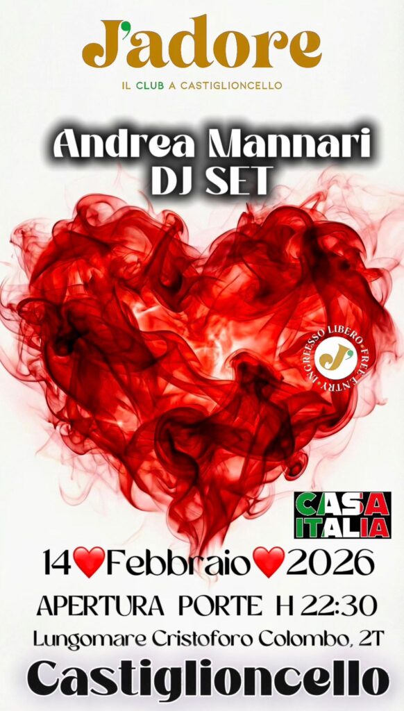 ❣️ Sabato 14 Febbraio Andrea Mannari DJSET❣️
